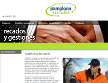 Tablet Screenshot of pamplonarecados.com
